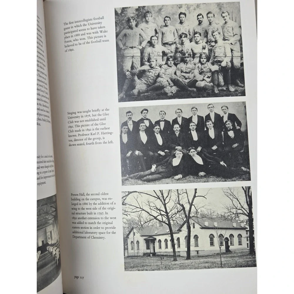 The First State University UNC Pictorial History William S Powell 1972 Hardcover